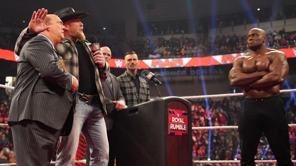 WWE RAW -  Brock Lesnar vs. Bobby Lashley