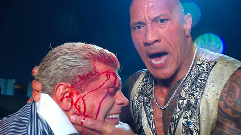 The Rock slibuje, že nechá Codyho Rhodese krvácet na WrestleManii 41