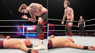 Danhausen na WWE Live Event v Liverpoolu napodobil Johna Cenu