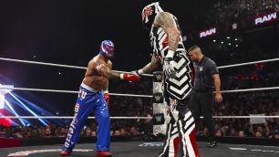 Děsivě vypadající moment Reye Mysteria ve včerejší show RAW
