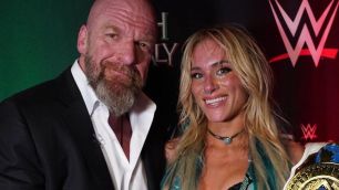 Reakce Triple He v zákulisí po vítězství Sola Rucy na WWE Clash in Italy