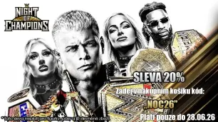 WrestlingShop: Speciální WWE Night of Champions 2026 sleva!