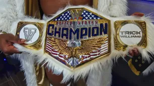 WWE představila speciální kožešinovou verzi titulu U.S. šampiona pro Tricka Williamse
