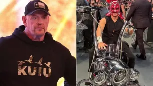 Undertaker si vystřelil z Dragona Leeho. Kvůli fotce na jeho motorce ho pořádně vystrašil