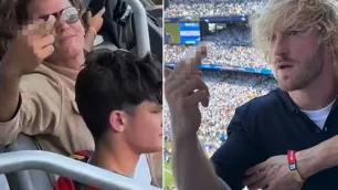 Tom Brady a Logan Paul si na finále mistrovství světa ve fotbale vyměnili ostrá gesta