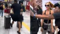 Setha Rollinse a Becky Lynch obklopili fanoušci na letišti v Mexiku