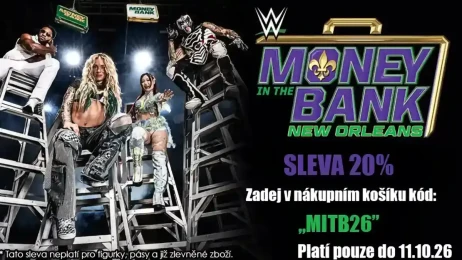 Money in the Bank přináší výhru i vám: 20% sleva na WrestlingShopu!