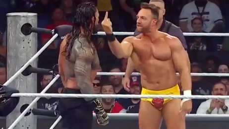 SPOILER ze zápasu Roman Reigns (c) vs. LA Knight na WWE Money in the Bank 2026