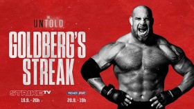 Dokument ze zákulisí o sérii 173 zápasů Goldberga bez prohry dnes v češtině na STRIKE TV