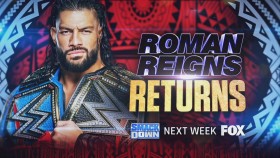 Návrat Romana Reignse a titulové zápasy v příštím SmackDownu