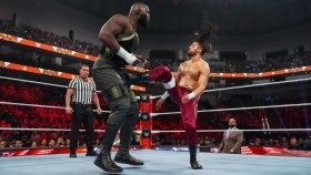 Omos zničil v show RAW wrestlera z AEW