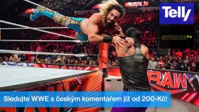 Karta pro dnešní show WWE RAW s českým komentářem na STRIKETV