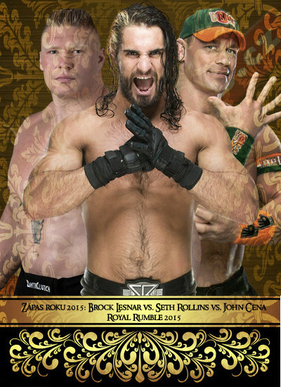 Zapas Match 2015 Rollins Lesnar Cena