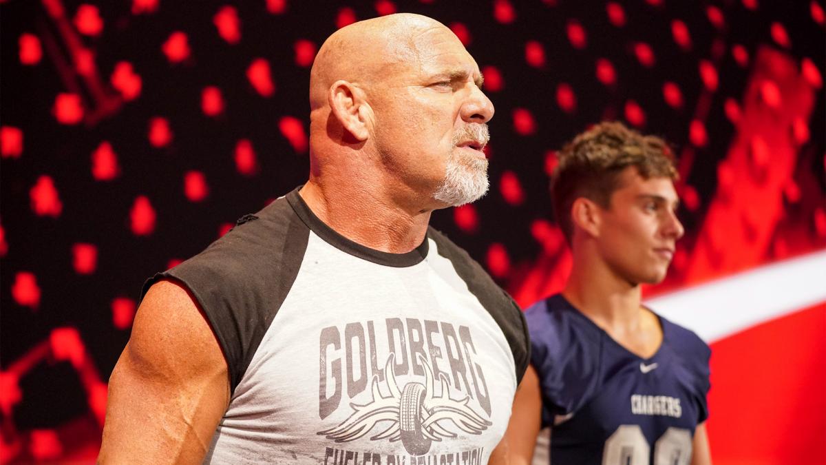 Goldberg se svým synem v show RAW