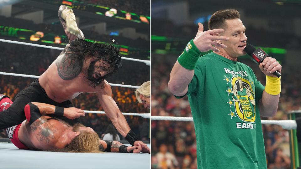 Roman Reigns, Edge & John Cena