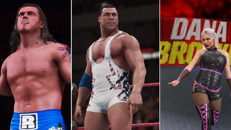 WWE 2K charaktery hvězd WWE