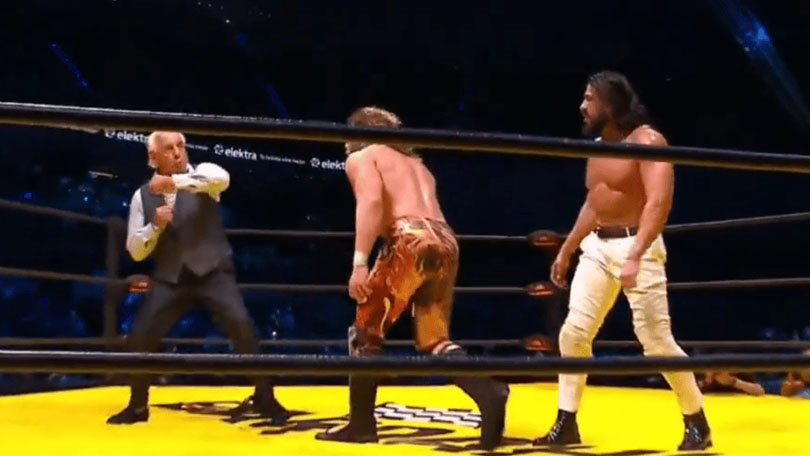 Ric Flair, Kenny Omega & Andrade El Idolo