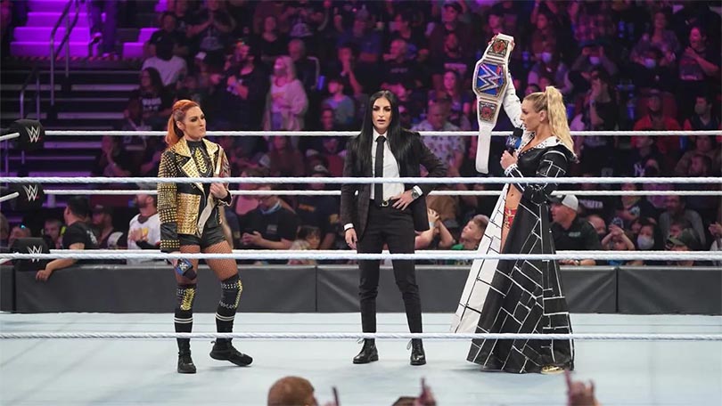 Becky Lynch, Sonya Deville & Charlotte