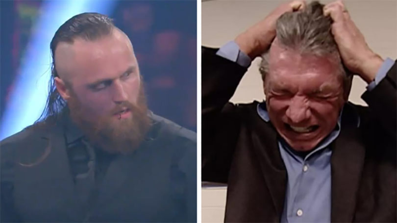 Aleister Black & Vince McMahon