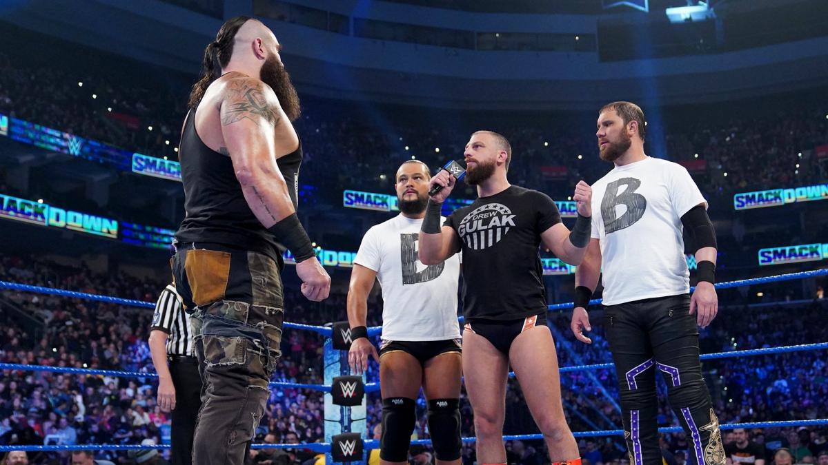 Braun Strowman, The B-Team a Drew Gulak