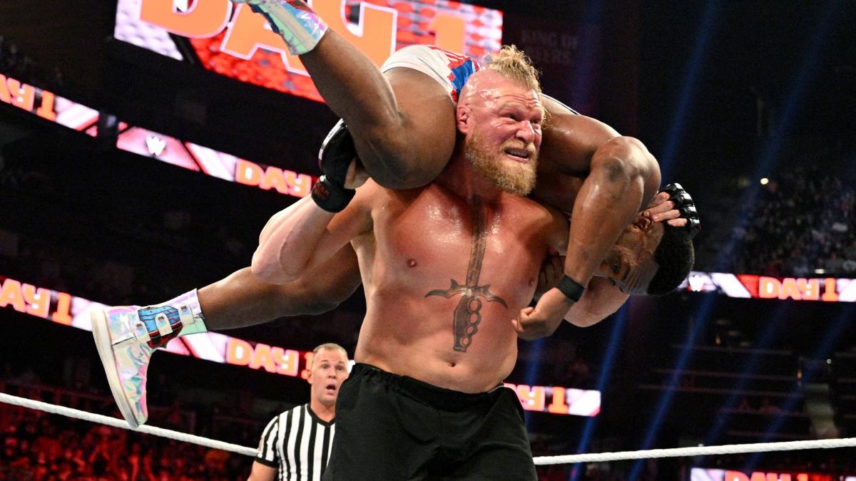 Big E vs. Brock Lesnar