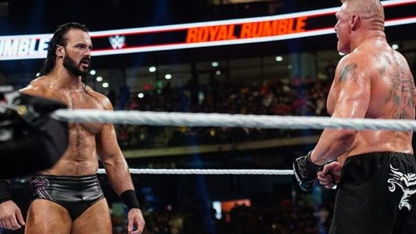 Drew McIntyre vs. Brock Lesnar