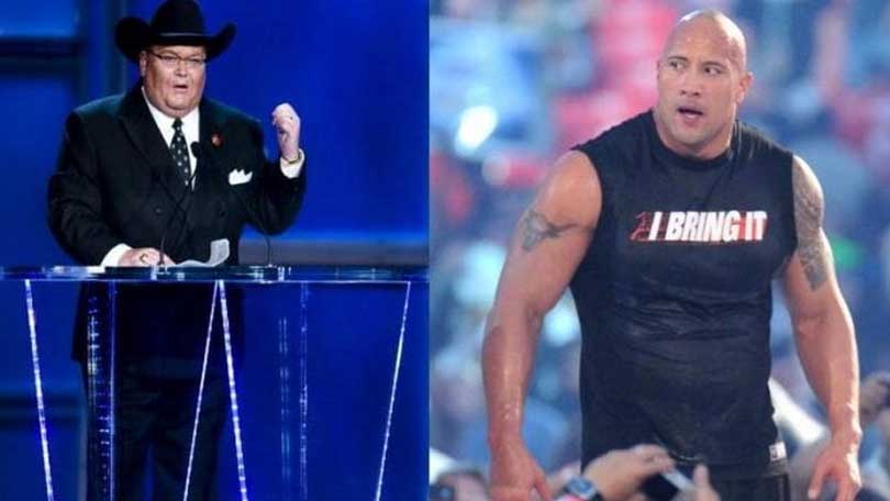 Jim Ross & The Rock