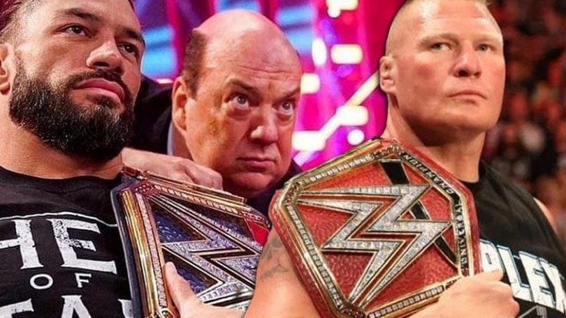 Roman Reigns, Paul Heyman & Brock Lesnar