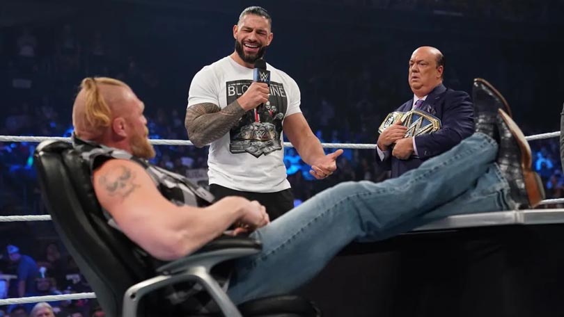 Brock Lesnar, Roman Reigns & Paul Heyman