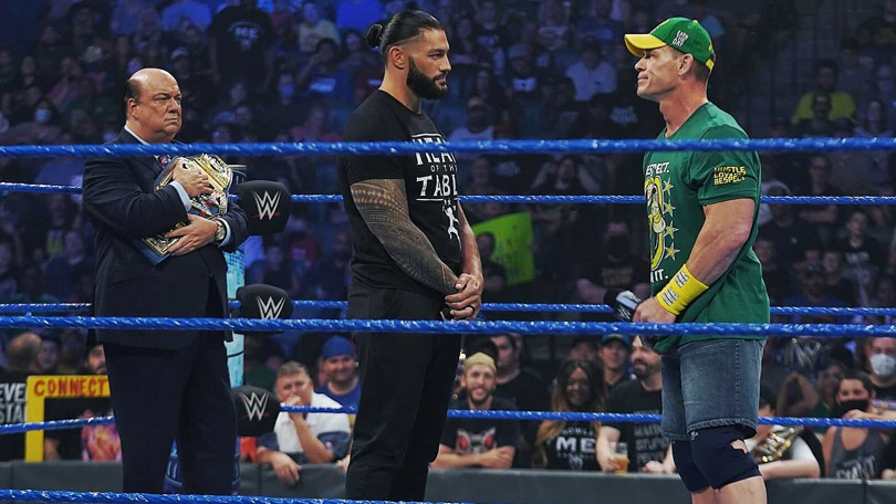 Paul Heyman, Roman Reigns & John Cena