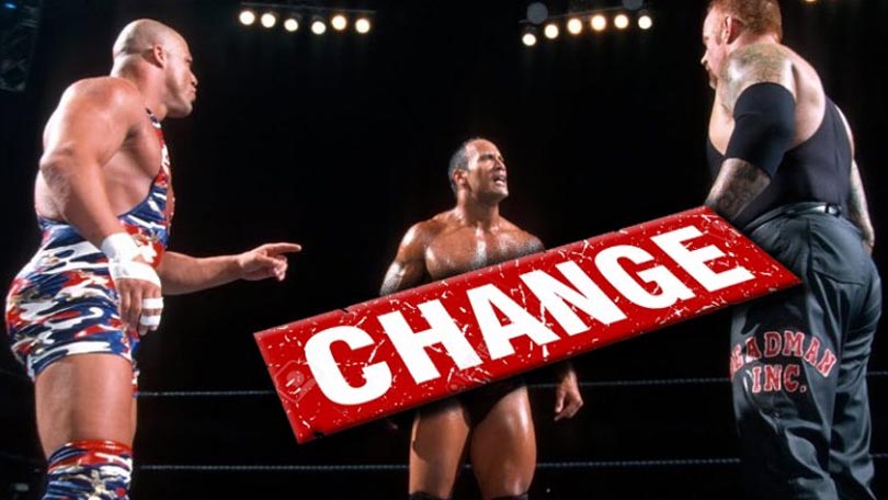 Triple Threat Match - Kurt Angle vs. The Rock vs. Undertaker