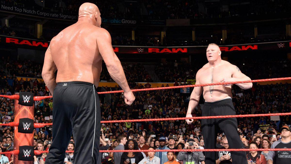 Bill Goldberg vs. Brock Lesnar