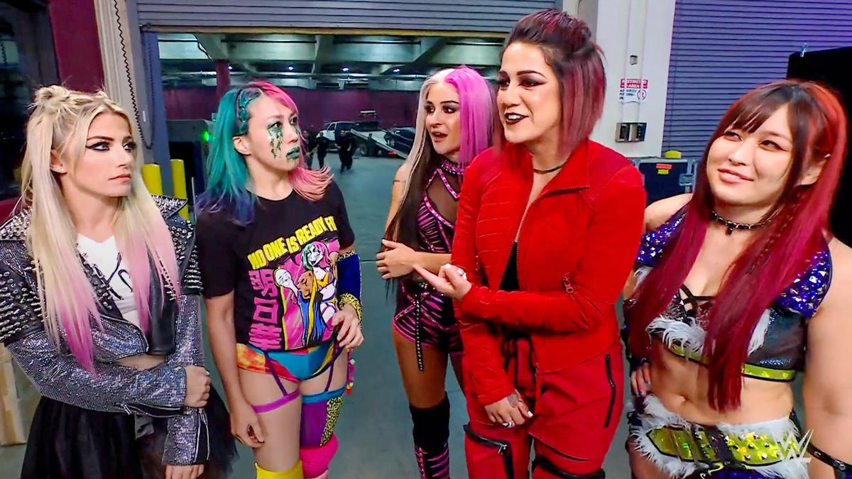 Dakota Kai, Bayley, IYO SKY, Alexa Bliss & Asuka