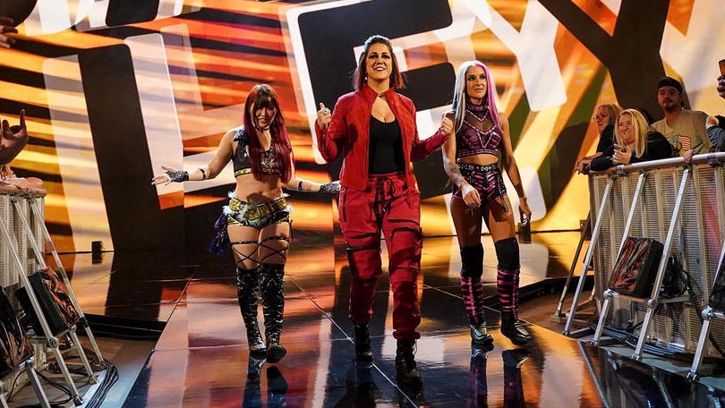 Iyo Sky, Bayley & Dakota Kai