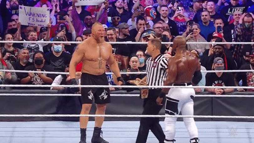 Brock Lesnar vs. Bobby Lashley