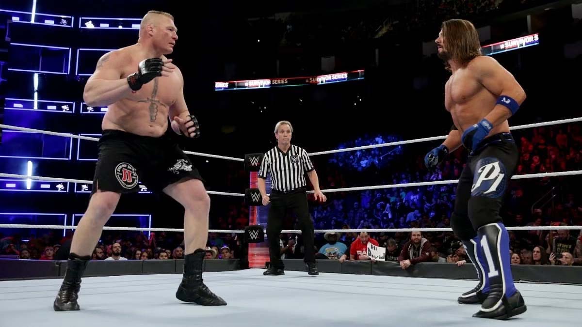 Brock Lesnar vs. AJ Styles