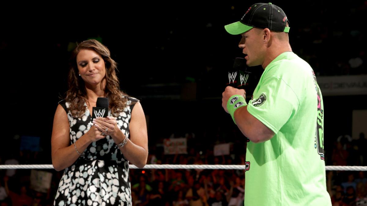Stephanie McMahon & John Cena