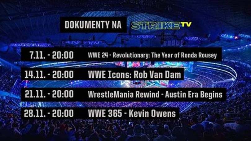 Přehled WWE dokumentů v češtině na měsíc listopad