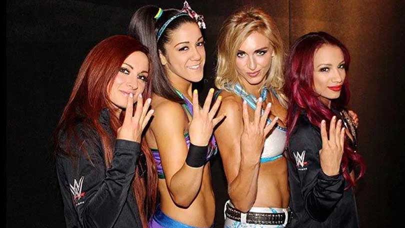 Becky Lynch, Bayley, Charlotte Flair & Sasha Banks