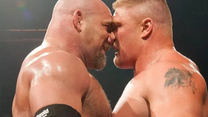 Goldberg vs. Brock Lesnar