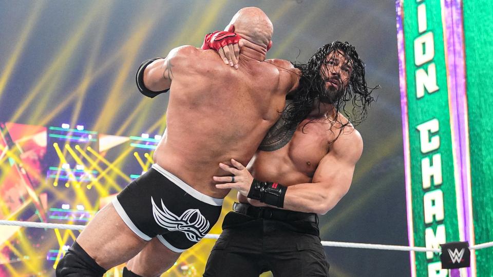 Goldberg vs. Roman Reigns