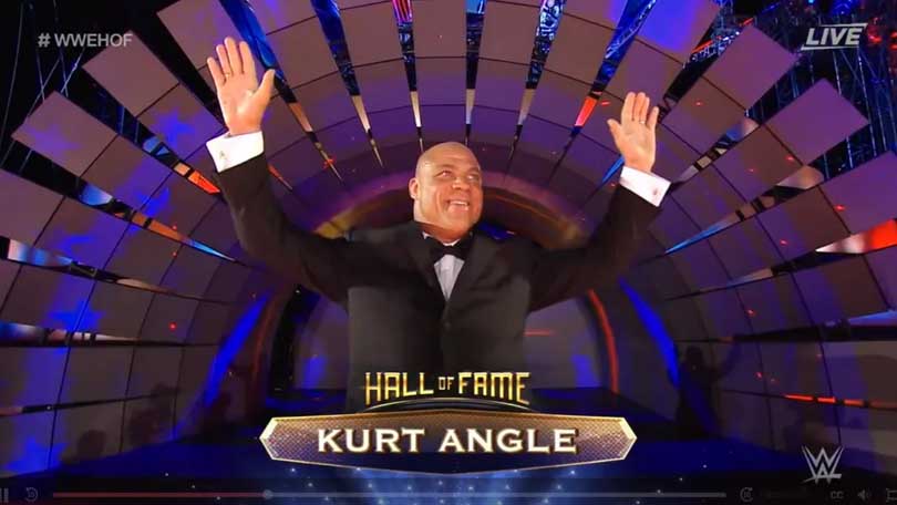 WWE Hall of Famer Kurt Angle