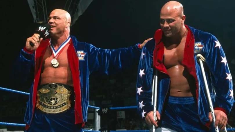 Kurt Angle se svým bratrem