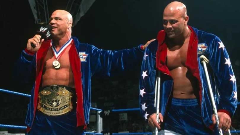 Kurt Angle & Eric Angle