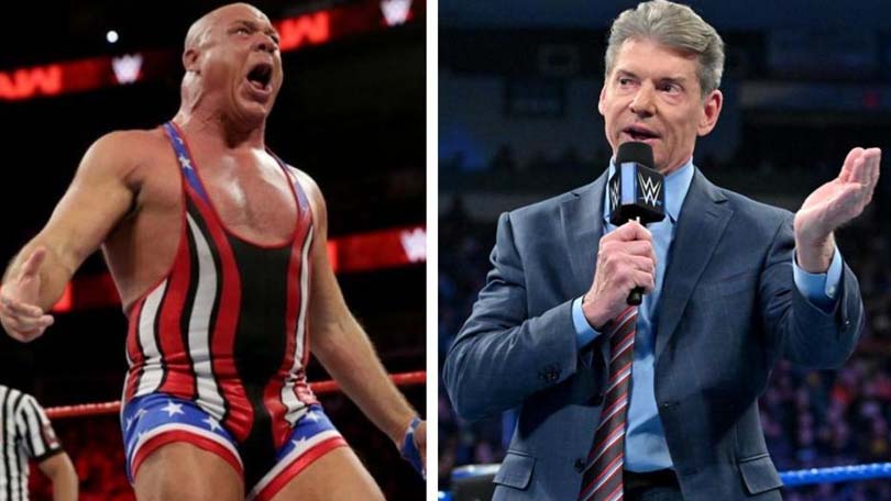 Kurt Angle & Vince McMahon