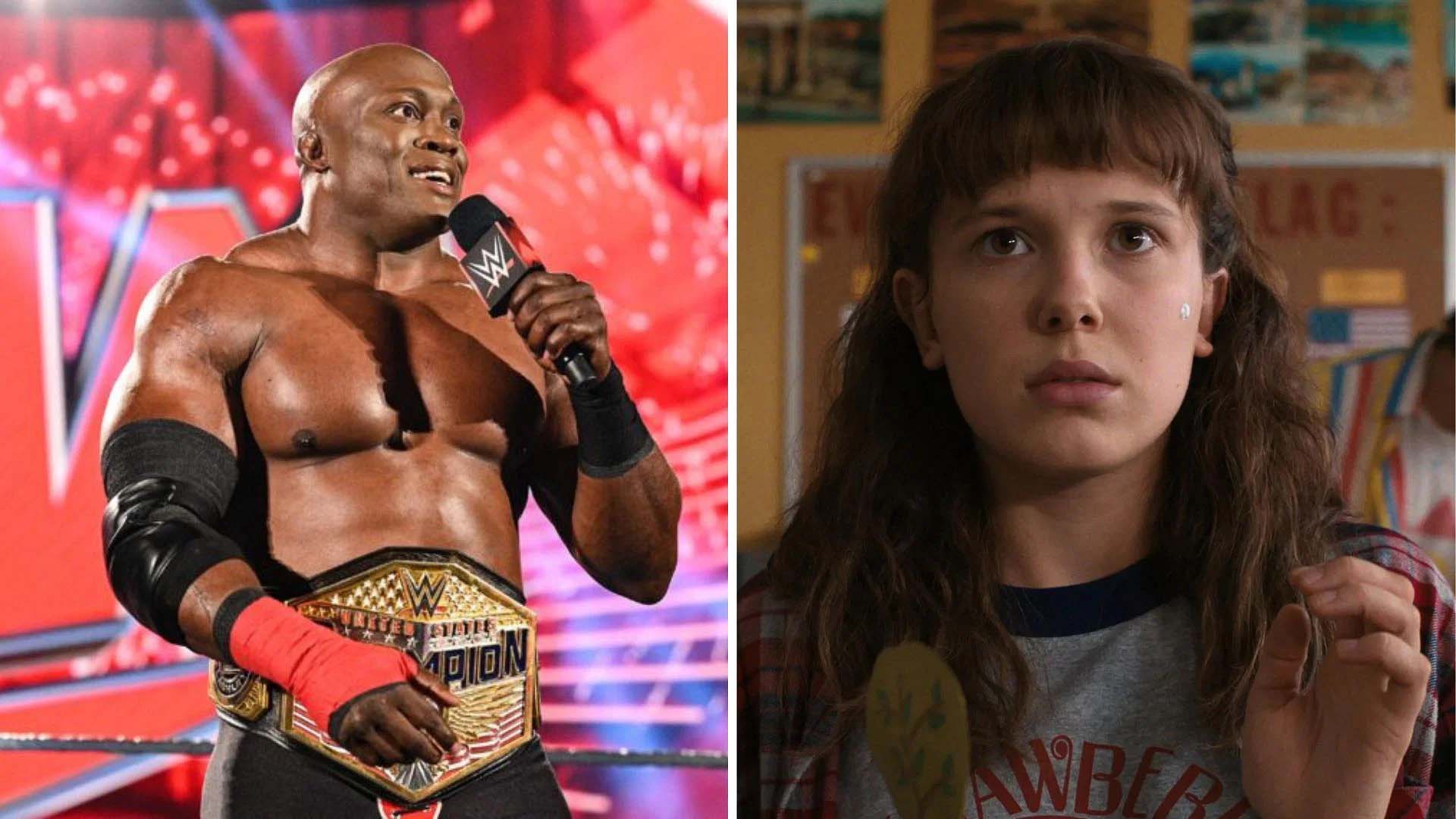 Bobby Lashley & Millie Bobby Brown