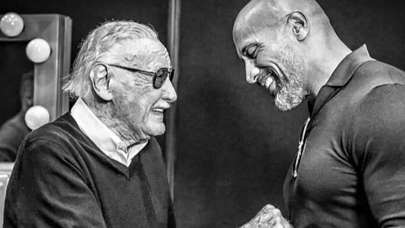 Stan Lee & The Rock