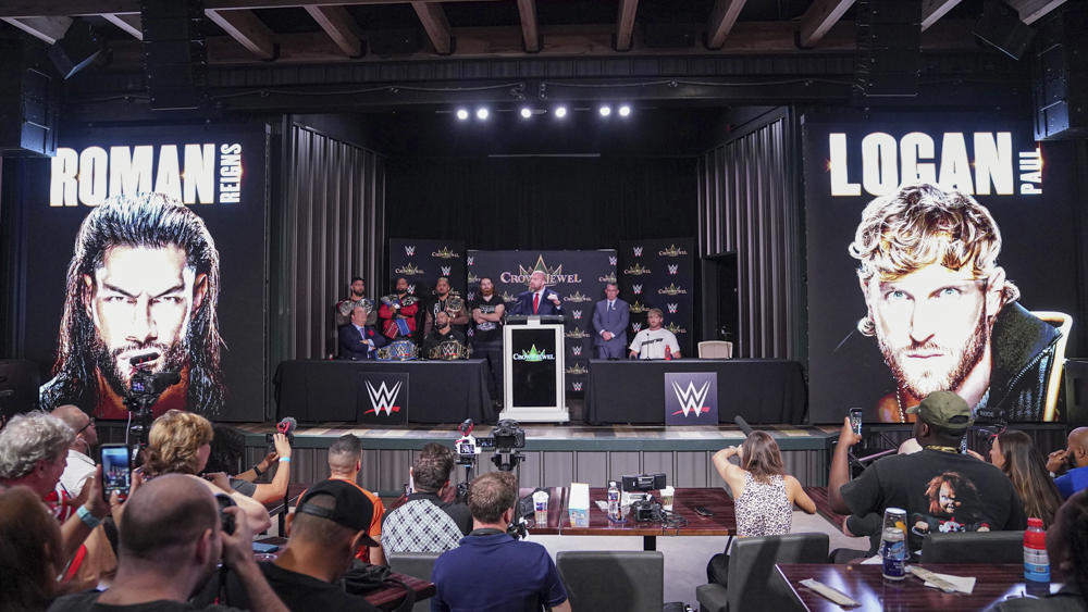 Tisková konference WWE Crown Jewel