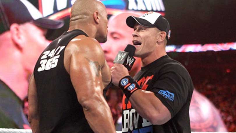 The Rock vs. John Cena