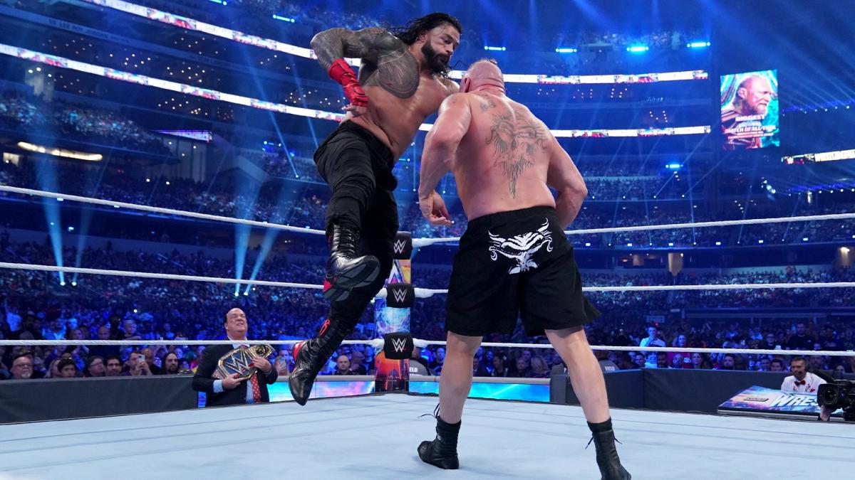 Roman Reigns & Brock Lesnar (Foto: WWE.com)